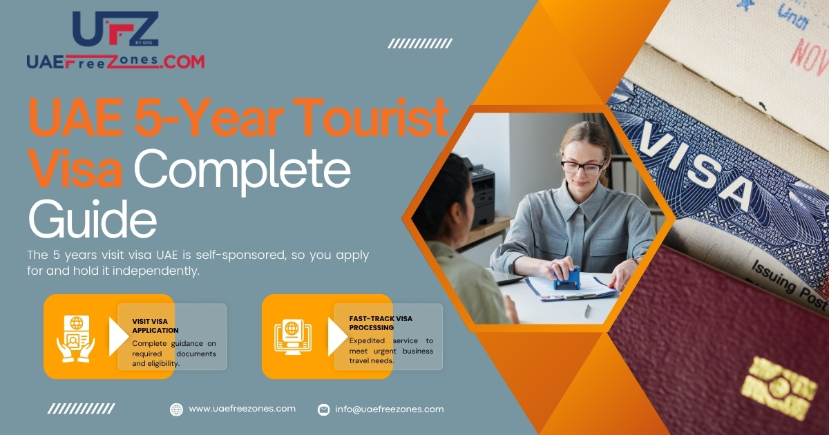 5 years visit visa UAE passport and travel documents